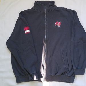 Mens XL Tampa Bay Buccaneers full zip sweatshirt